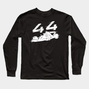 We Race On! 44 [White] Long Sleeve T-Shirt